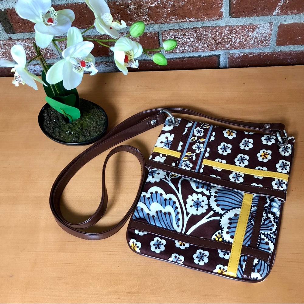 Vera Bradley Flipster Hipster - Slate Blooms